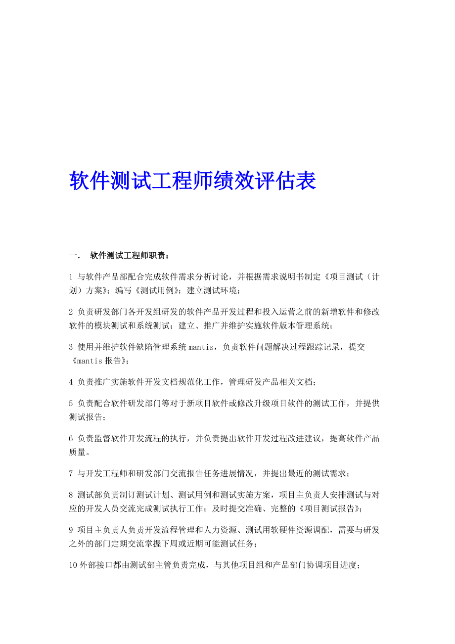 网络工程设计工程师绩效考核KPI指标体系